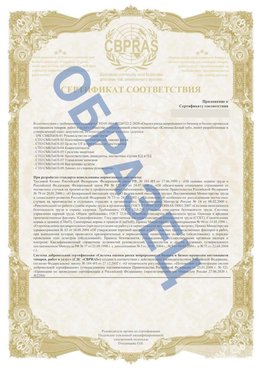Образец Приложение к СТО 01.064.00220722.2-2020 Норильск Сертификат СТО 01.064.00220722.2-2020 
